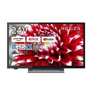 REGZA 24V型 液晶テレビ レグザ 24V34 ハイビジョン 外付けHDD 裏番組録画 ネット動画対応 （2020