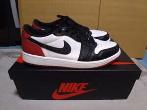 Nike Air Jordan 1 Retro Low OG Black Toe　us9.5 27.5cm