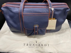 ☆新品☆TRUSSARDI トラサルディ　ハンドバッグ　紺色　レディース