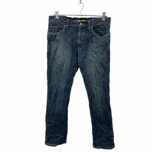 Lee デニムパンツ W34 リー インディゴブルー 古着卸 アメリカ仕入 2308-565