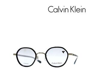 【Calvin Klein】　カルバンクライン　メガネフレーム　CK23123LB　001　ブラック・ゴールド　国内正規品