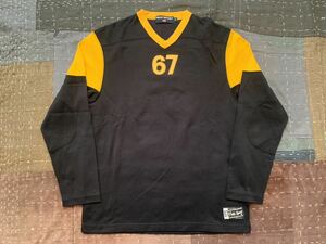 90s 黒 polo sport フットボール Tシャツ vintage ビンテージ black ブラック ポロスポーツ フェルト ralph lauren