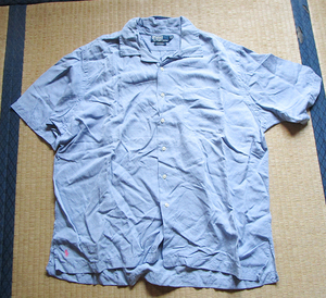 POLO ポロのブルーの半袖シャツです。 サイズ：XL