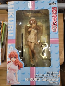 【中古品】朝比奈みくる ナース服　フィギュア　（通常版 ピンク）