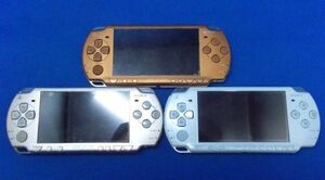 PSP 2000 本体 3台セット SONY ブラウン ラベンダー シルバー プレイステーション・ポータブル PlayStation Portable 現状品 ジャンク