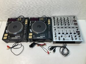 【★38-90】■ジャンク■ジャンク品 DENON DN-S5000 DJ CDプレーヤー セット（9371）