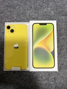 【中古・極美品】iPhone 14 Plus　黄色　256GB MR633J/A　SIMフリー