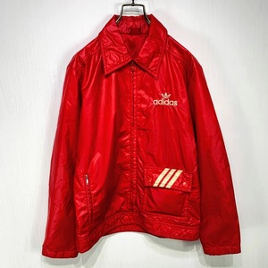 60s 70s 西ドイツ製 adidas ナイロン ジャケット L(5)サイズ トレフォイル ヴィンテージ ビンテージ 60 70 年代 アディダス WEST GERMANY