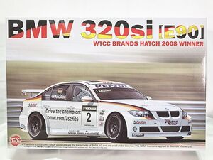 プラッツ/nunu 1/24レーシングシリーズ BMW 320si E90 2008 WTCC ブランズハッチ ウィナー 車 プラモ（新品　在庫品）