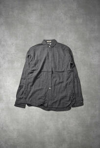 【送料込み】 Engineered Garments プレーンシャツ エンジニアド ガーメンツ 丸襟 ワークシャツ 12-1-2