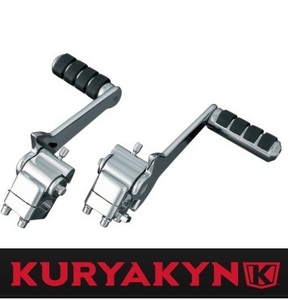 長期在庫品 展示品 クリアキン 7926 アジャスタブル ペグ マウント 1993-2006 FLHT ツアラー Adjustable Passenger Pegs ＆ Mount KURYAKYN