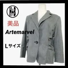 (B-371) Artemarvel / テーラードジャケット 薄手 Lサイズ