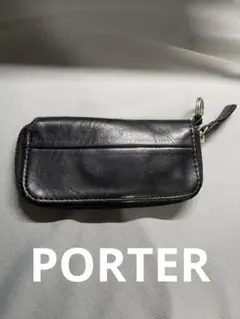 PORTER ポーター キーケース 黒革