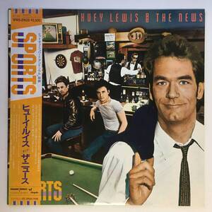 Huey Lewis And The News ヒューイ・ルイス 「Sports スポーツ」日本盤　帯付き