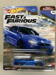 即決有★HW hotwheels ホットウィール 日産 スカイライン GT-R R34 FAST&FURIOUS NISSAN SKYLINE ワイルドスピード★ミニカー