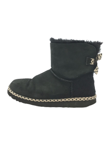 UGG australia◆リボン/ボアブーツ/25cm/BLK