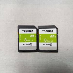 SDカード TOSHIBA 8GB X 2枚 セット