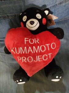 くまモン FOR KUMAMOTO PROJECT ぬいぐるみ BIG 熊本プロジェクト 28cm