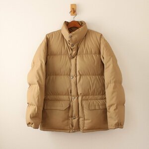 THE NORTH FACE ノースフェイス 70-80s ダウンジャケット SEROW USA製 TALONジップ仕様 ベージュ 裏はオレンジ S 大きめ （w-1321229）