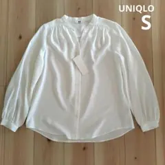 UNIQLO レーヨン ギャザーブラウス　Sサイズ