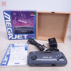 1円〜 動作品 MD メガジェット 本体 HMJ-0300 MEGA JET セガ SEGA 箱説ハガキ付【20