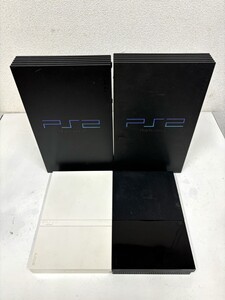 E54　PlayStation2　PS2　プレステ2　本体　4点セット　まとめ売り　SCPH-30000　SCPH-90000　SCPH-75000　SONY　ブラック　ホワイト