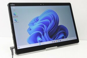 1円スタート タブレットPC Windows11 富士通 ARROWS Tab Q738 第7世代 Core i3 SSD128GB メモリ4GB Windows10 カメラ 13.3インチ