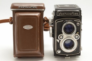 Yashica ヤシカ YashicaFlex New B型 Yashikor 80mm F3.5 二眼レフカメラ★シャッターOK★ KT764 b