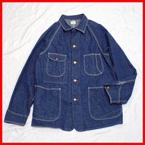 ★orSlow/オアスロウ 9oz デニムカバーオール 1/メンズS相当/インディゴ/コットン100％/デニムジャケット&1960300055