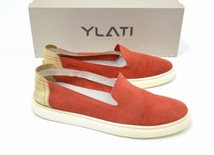 YLATI×PHENOMENON イラッティ×フェノメノン ACHILLE スウェードスリッポン 41 RED レッド SUEDE SLIP ON スエード スニーカー シューズ