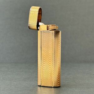 ◆ カルティエ Cartier ヴィンテージ ガスライター ゴールドカラー オーバル たばこ 喫煙具