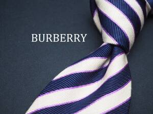 美品【BURBERRY バーバリー】 C1550 SILK COTTON ブランド ネクタイ 古着 良品