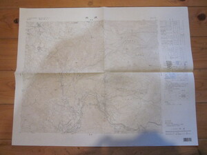 古地図　穴沢　2万5千分の1地形図◆平成元年◆新潟県