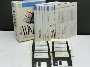 e651■Microsoft　Windows3.1　フロッピー3.5-2HD(1.44MB)　MS-DOS5.0/V対応