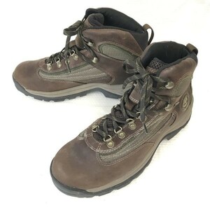 ティンバーランド/Timberland★本革/トレッキング/ワーク/ショートブーツ【8W/26.0/茶/BROWN】マウンテン/boots/Shoes◆pWB95-7