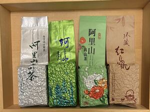 台湾茶 阿里山凍頂烏龍茶 四季春高山茶 金萱烏龍茶 梨山蜜香紅烏龍茶 