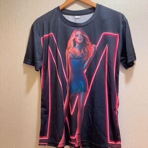 新品★ブラック★マライアキャリー★Tシャツ★ユニセックス★L半袖 黒 