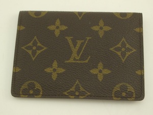 訳あり LOUIS VUITTON ルイヴィトン モノグラム ポルト2カルト ヴェルティカル カードケース