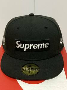 美中古 SUPREME Money Box Logo New Era BLACK 7-5/8 シュプリーム マネー ボックスロゴ ニューエラ ブラック 59FIFTY 