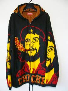 Supreme シュプリーム ◇ Che Hooded Zip Up Sweater チェゲバラ 柄 アクリル ニット セーター フード パーカー ブルゾン ジャケット