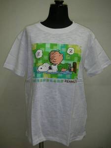 ●すぬーぴーのＴシャツ(ホワイト・Ｌ)●