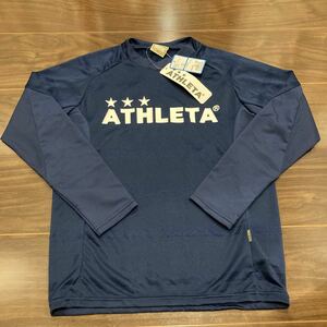 新品タグ付き　ATHLETA　アスレタ　プラクティスシャツ　ネイビー　サイズ140　定価4180円　送料185円