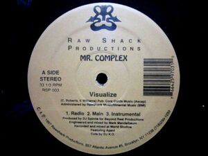 同盤2枚入り/US ORIGINAL/MR. COMPLEX - VISUALIZE FEAT. APANI B. FLY/WHY DON