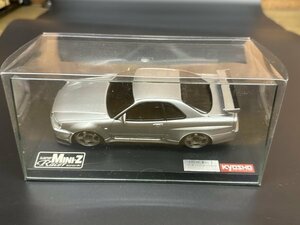 超希少新品 リミテッドカラー スカイライン GT-R34 シルバー 銀 SKYLINE GTR Limited Color 京商 ミニッツ オートスケールコレクション ASC