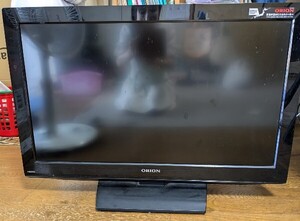 ORION テレビ　地上波　３２型液晶TV　2012年製　ジャンク品　説明書（汚れあり）