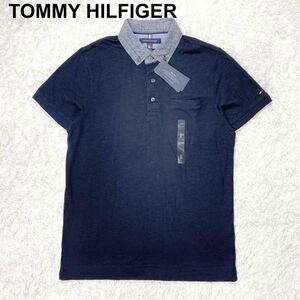 未使用タグ付き TOMMY HILFIGER トミーヒルフィガー 半袖 ポロシャツ S メンズ B32431-76
