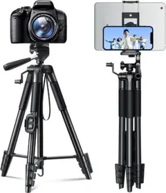 【580g超軽量 最大長さ147cm】 三脚 スマホ カメラ タブレット 多機能