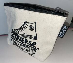 コンバース ◆CONVERSE ポーチ◆ 14㎝Ｘ20㎝Ｘ底マチ5㎝ 未使用