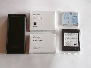 新品 F-07F docomo 新品卓上ホルダ 予備新品電池 ブラック 予備新品リアカバー 防水 Bluetooth 防塵 Wi-Fi ドコモ