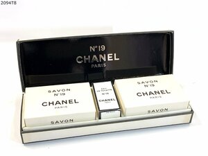 ★CHANEL シャネル NO.19 石鹸 サヴォン 75g 2個 セット 石けん 箱 2094T8-2